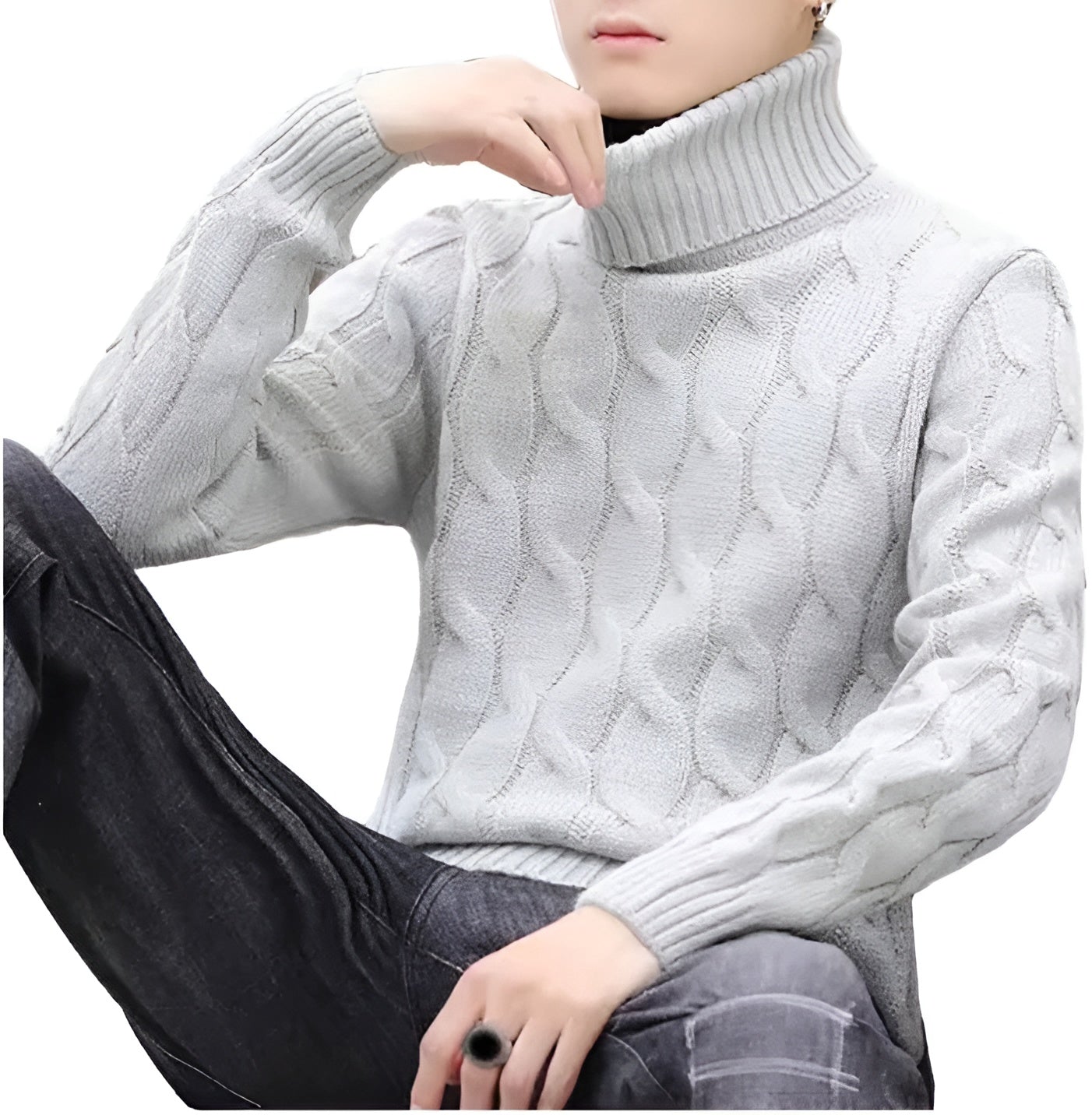 Lorenzo – Zachte Gebreide Heren Coltrui