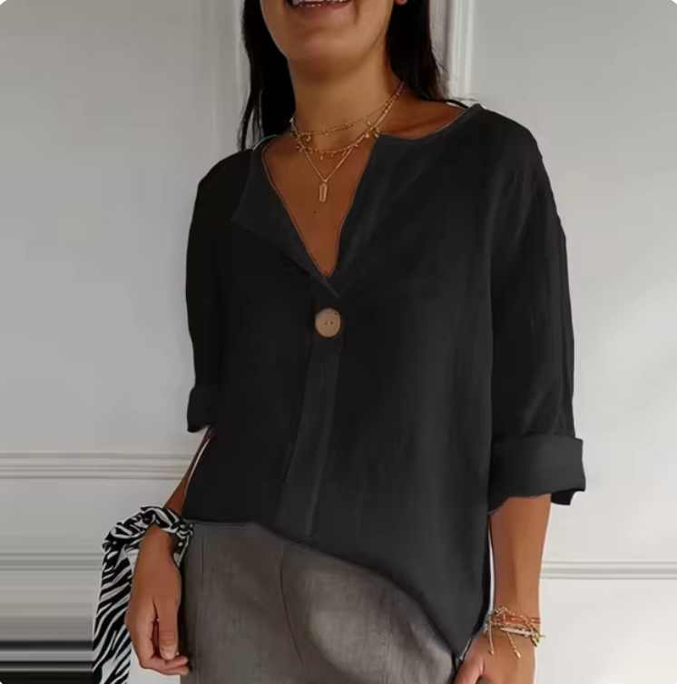 VittoriaBianchi Elegante Katoenen Blouse