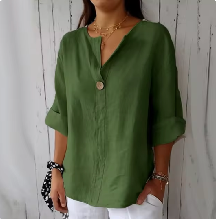 VittoriaBianchi Elegante Katoenen Blouse