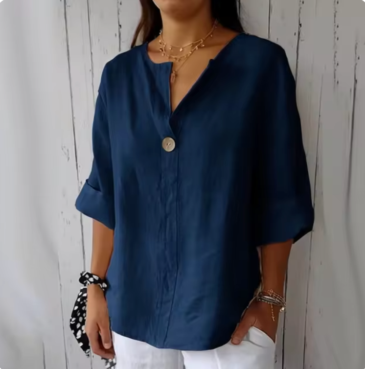 VittoriaBianchi Elegante Katoenen Blouse