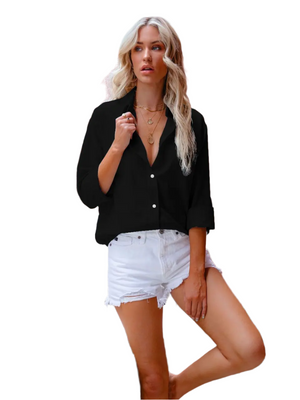 Carol – Vintage Dames Elegantie Top