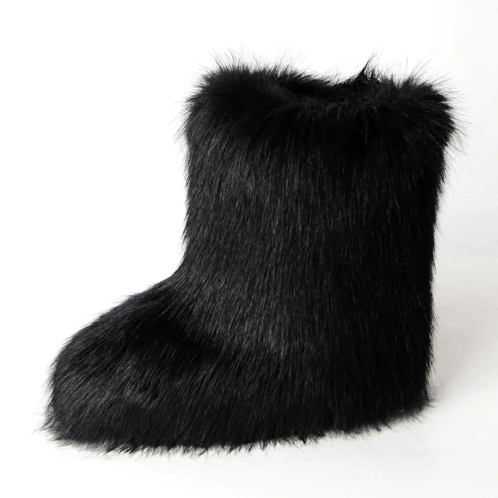 FluffySlipBoots Pluizige Vegan Cozy Dames Laarzen