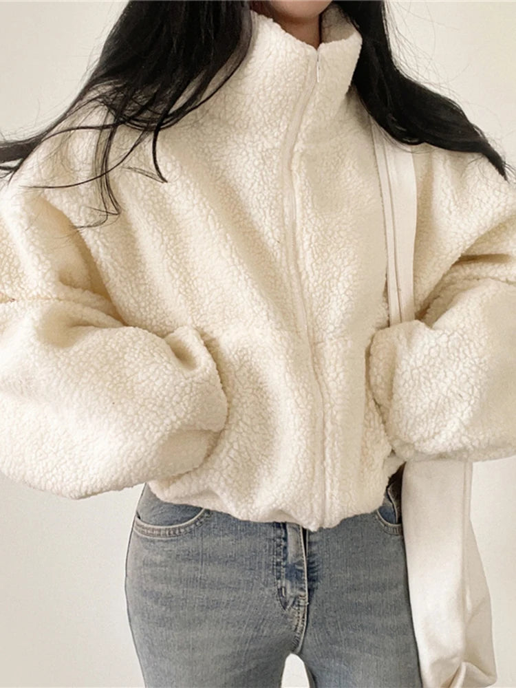 Alessia – Warme Berber Fleece Dames Sweatervest