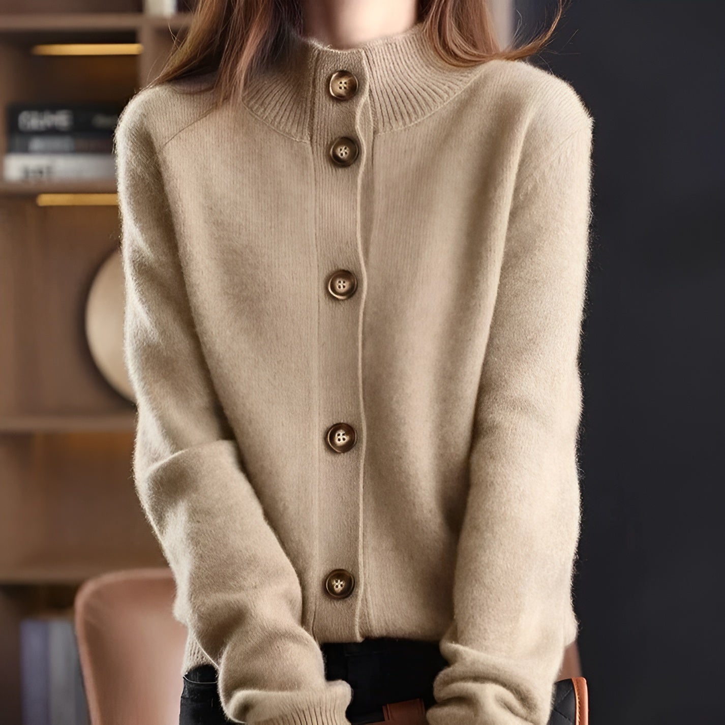 Clara – Tijdloze Cashmere Damescardigan