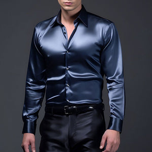 PaoloFiorini Luxe Satijnen Overhemden