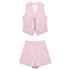 GiuseppeLazzari linnen giletset voor dames