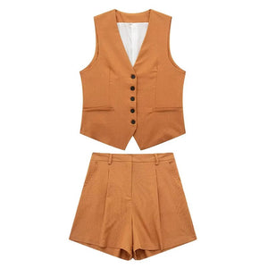 GiuseppeLazzari linnen giletset voor dames