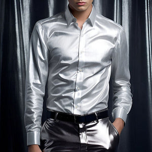 PaoloFiorini Luxe Satijnen Overhemden