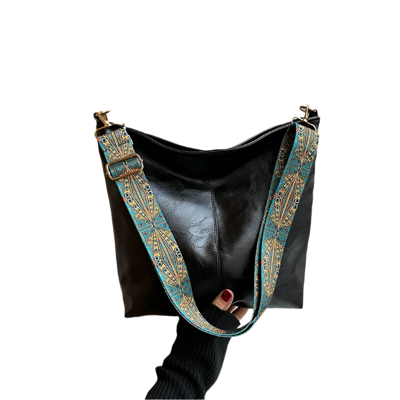 Elena – Ruime Vintage Dames Schoudertas