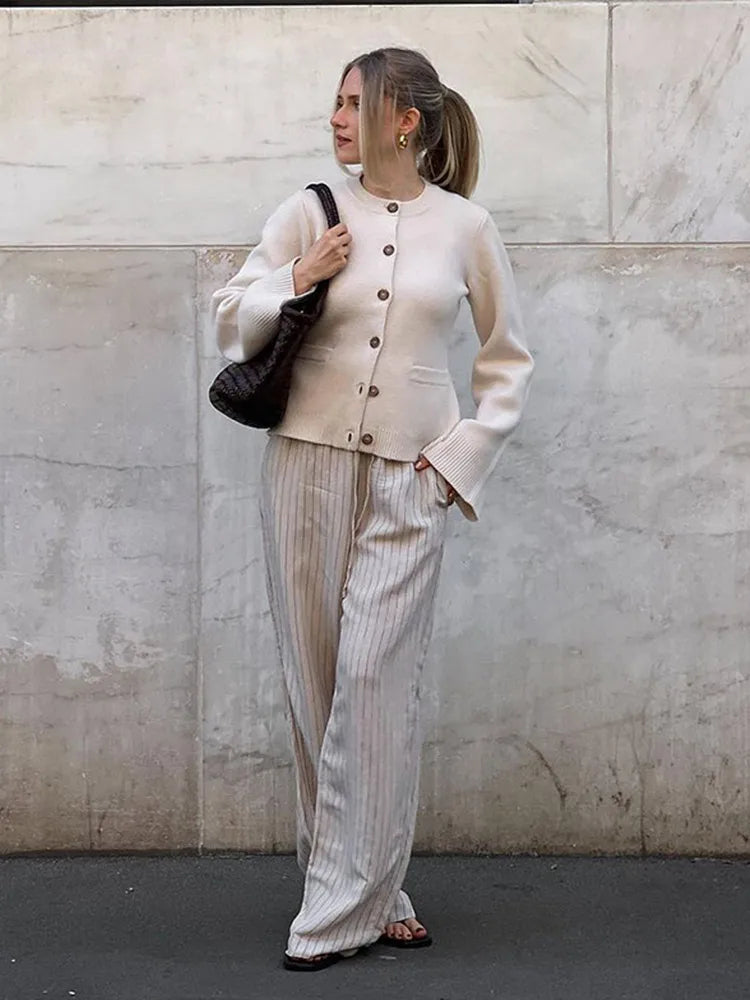 LaviniaCattaneo Knit Cardigan Voor Vrouwen