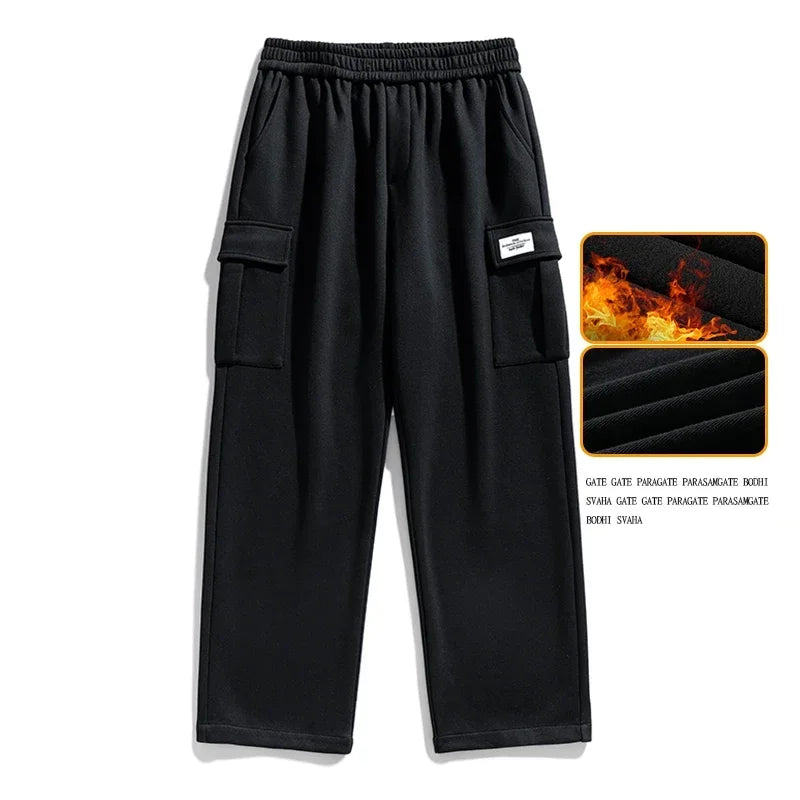 Lorenzo – Relaxte Heren Velvet Cargo Joggingbroek