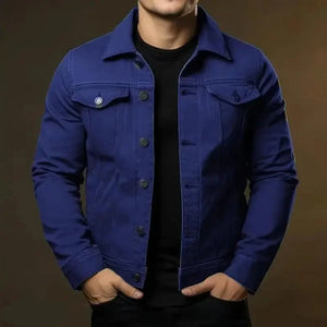 Bellucci heren jas gewassen denim