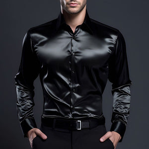 PaoloFiorini Luxe Satijnen Overhemden