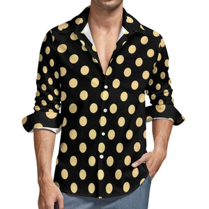 NiccolòBartoli Polka Dot Shirt Met Lange Mouwen