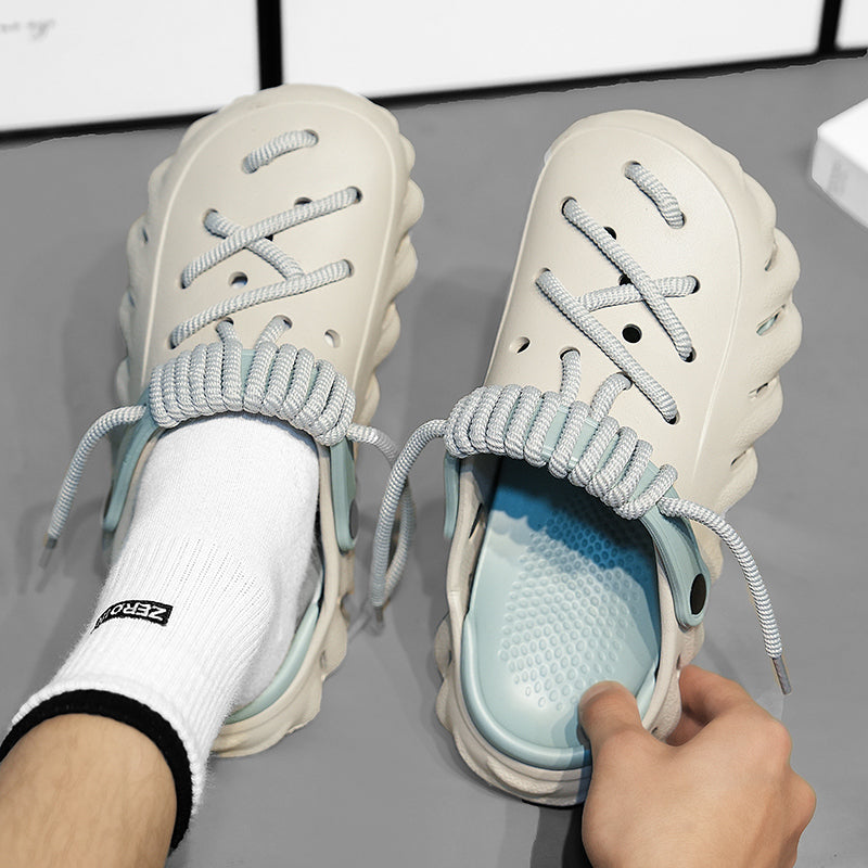 DavideGallo Heren Laced Clogs voor Mannen