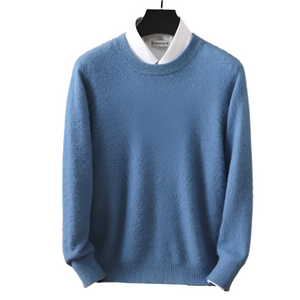 Lorenzo – Zachte Gebreide Heren Trui met Ronde Hals