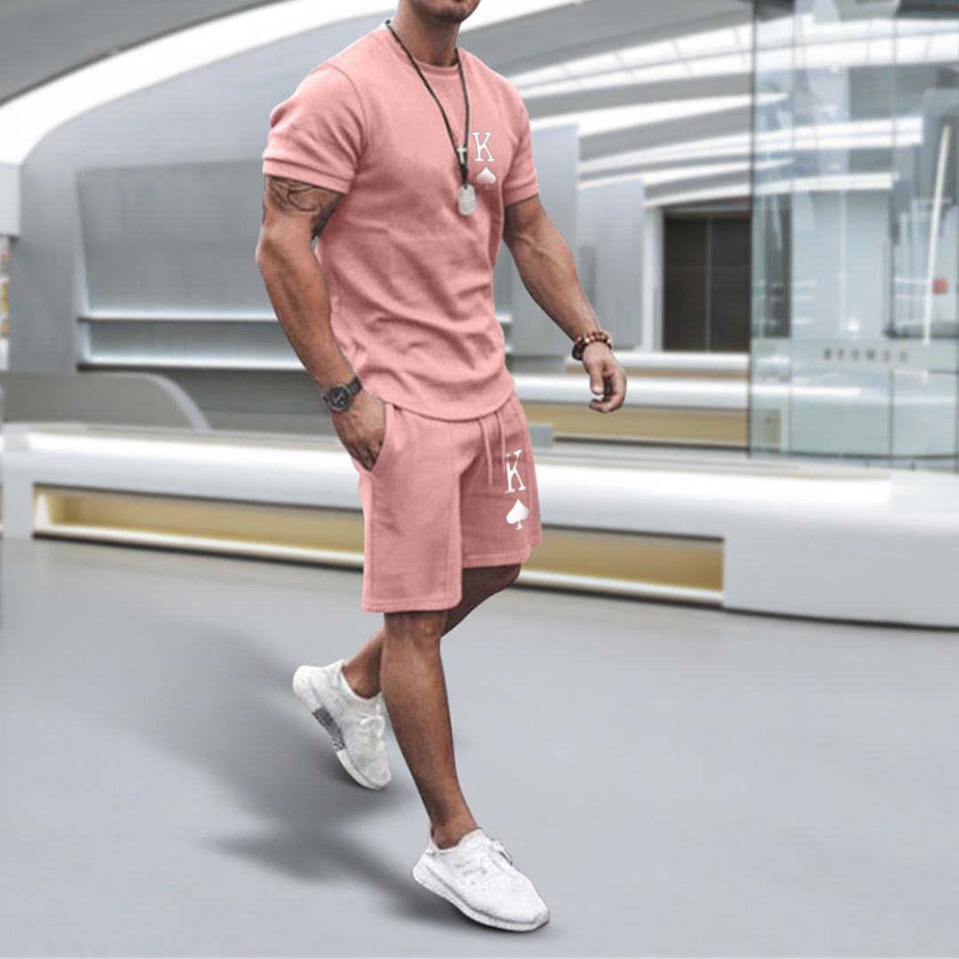 DanteFiore Heren Shorts en T-shirt Set