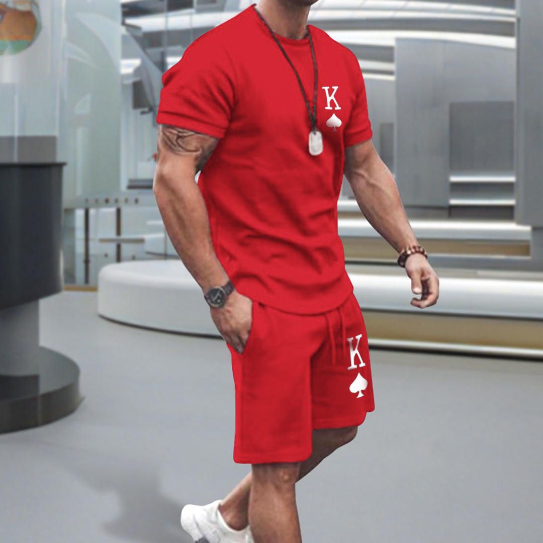 DanteFiore Heren Shorts en T-shirt Set
