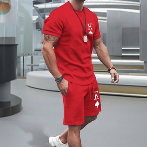 DanteFiore Heren Shorts en T-shirt Set