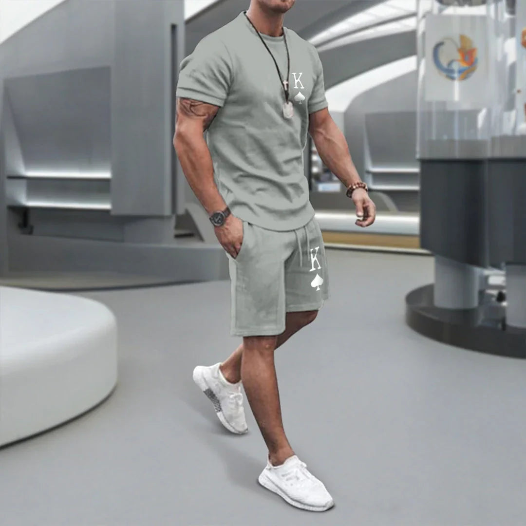 DanteFiore Heren Shorts en T-shirt Set