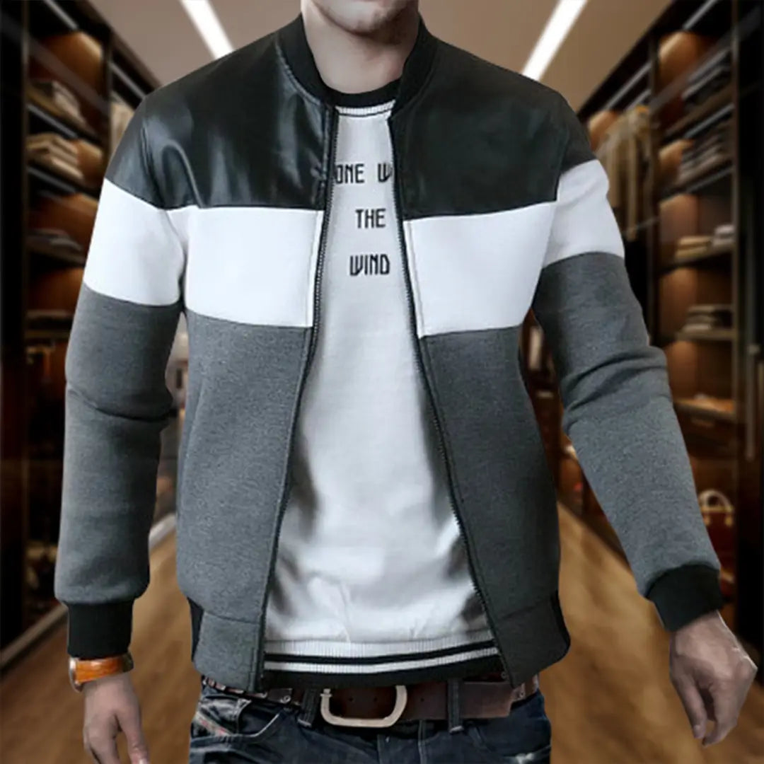 NicoloValenti Heren Gestreepte sweatshirt