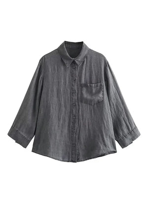 SofiaRanieri – Elegante effen damesbroek met hoge taille