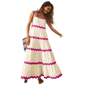 Chiara – Alledaagse Elegantie Dames Jurk met Lange Mouwen