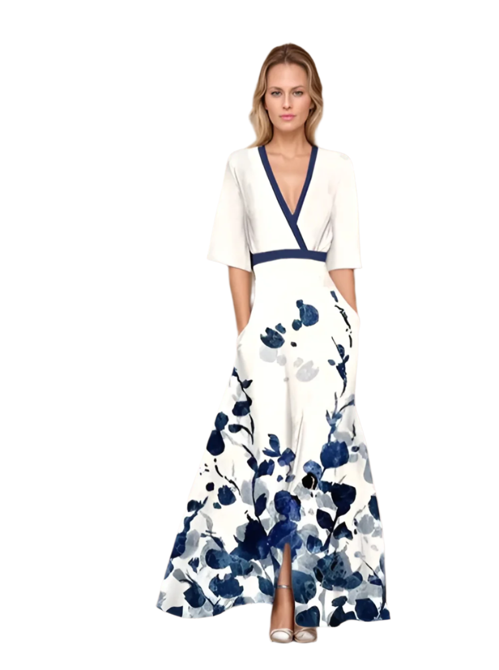 Isabella – Bloemenprint Dames Zomerjurk