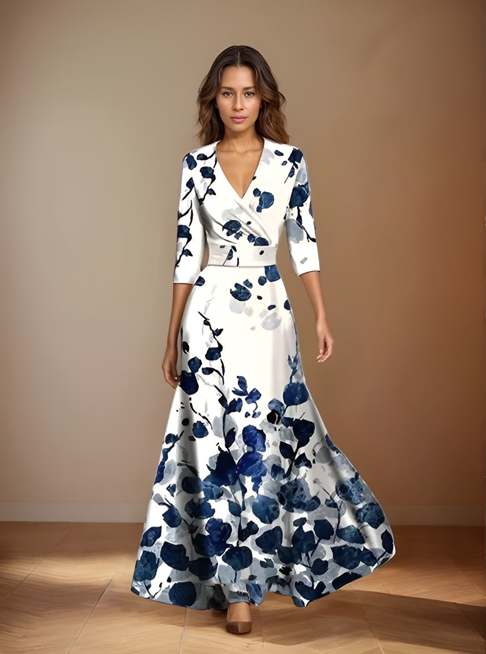 Isabella – Bloemenprint Dames Zomerjurk