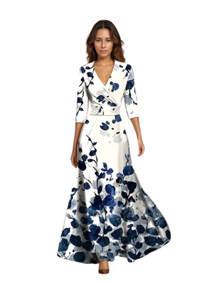 Isabella – Bloemenprint Dames Zomerjurk