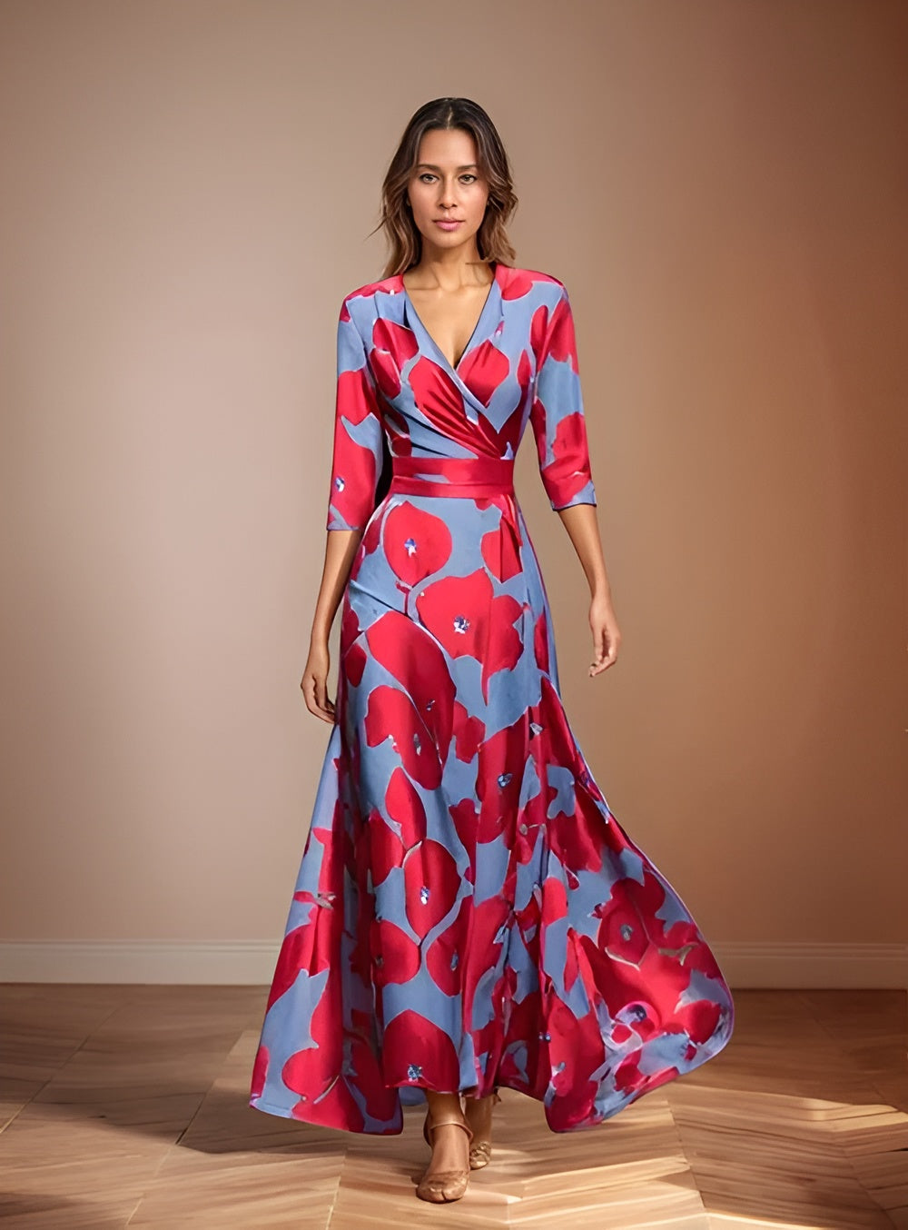 Isabella – Bloemenprint Dames Zomerjurk