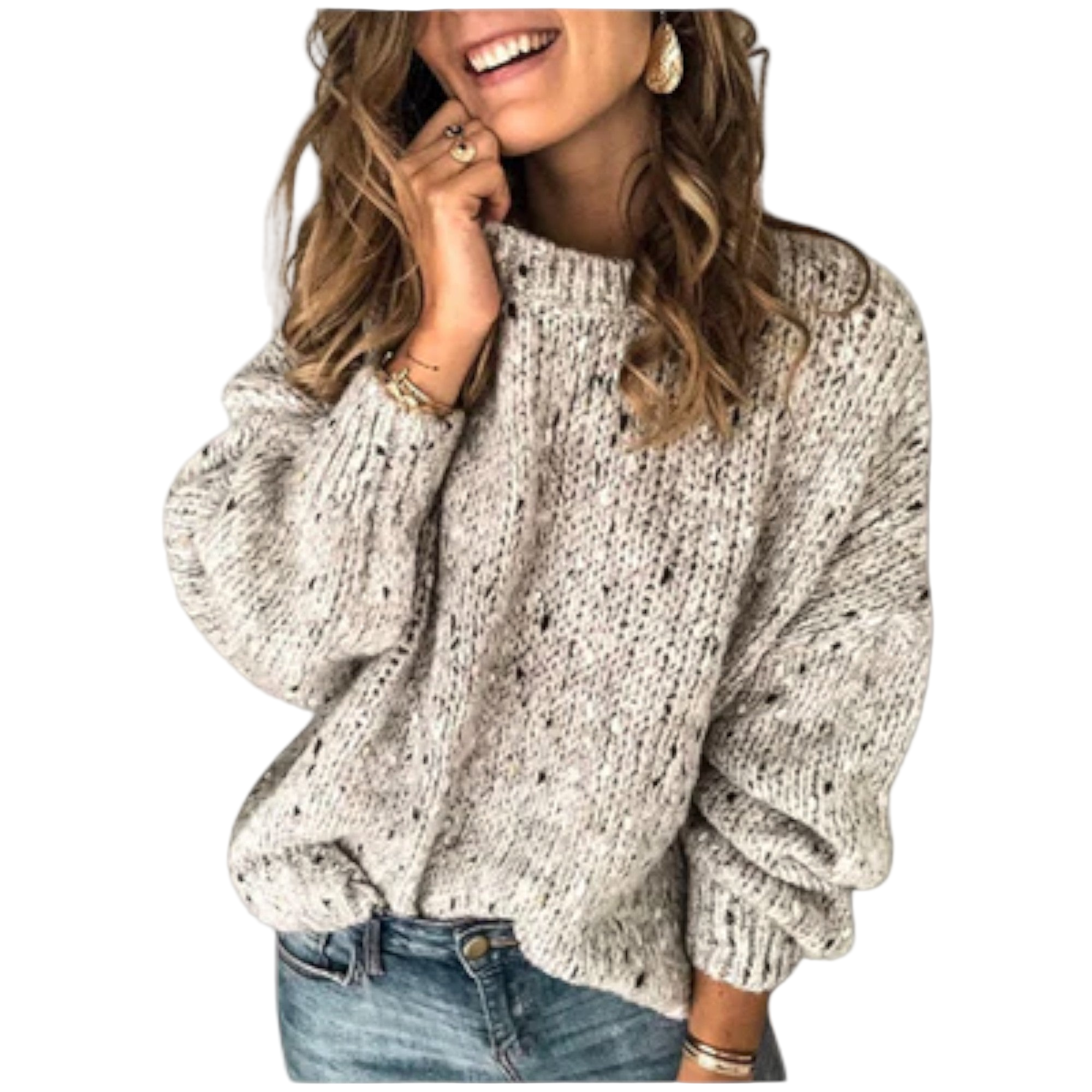 Mindy – Dames Vintage Gebreide Trui