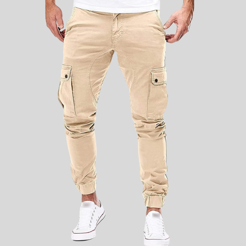PietroConti Slim Fit Cargobroek Voor Heren