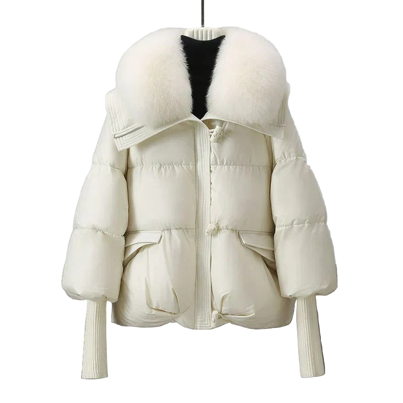 Brenda – Stijlvolle Winterjas met Faux Fur voor Dames