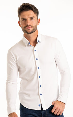 GiuseppeRossi Poloshirt met Knopen