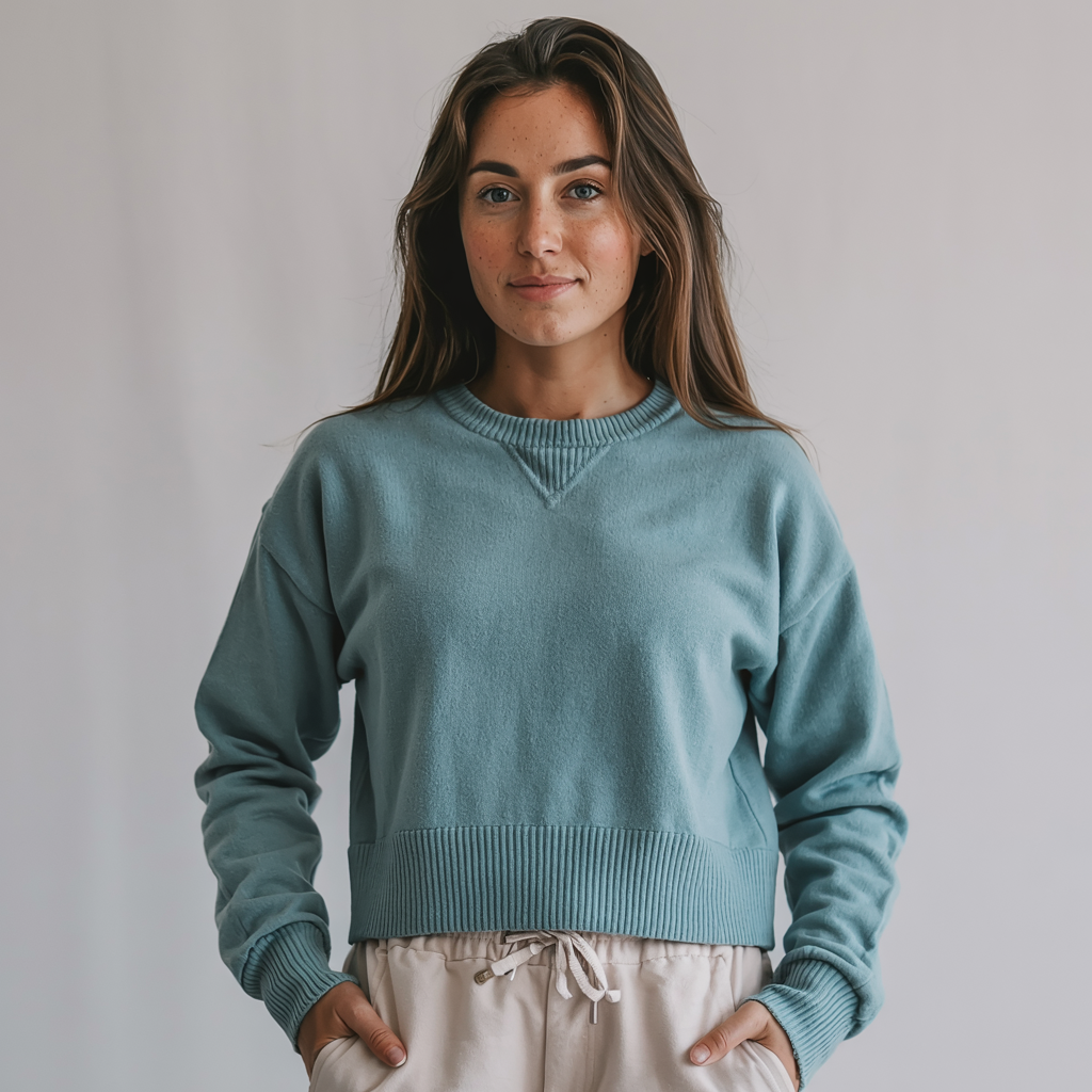 Elena – Zachte Damestrui met Ronde Hals