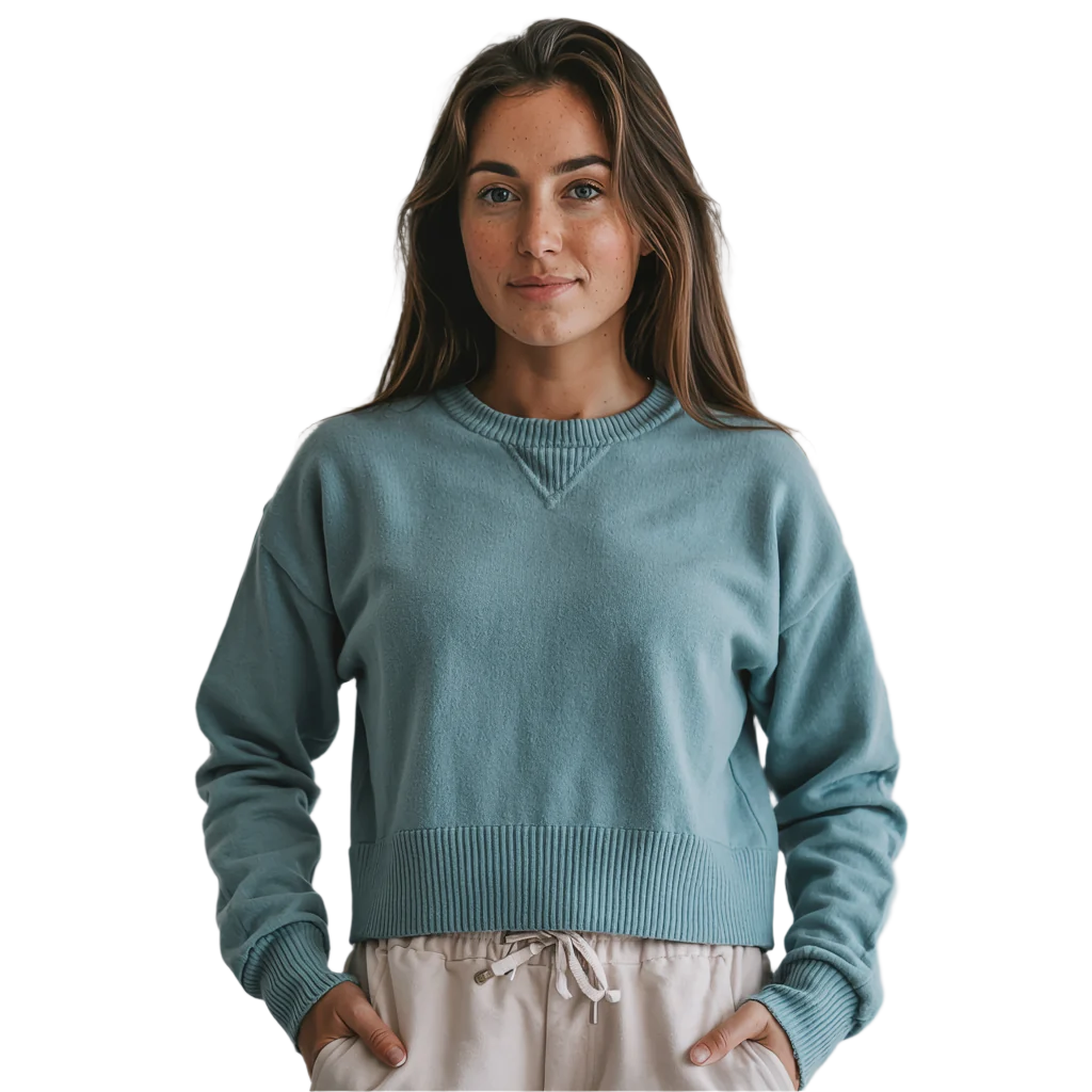 Elena – Zachte Damestrui met Ronde Hals