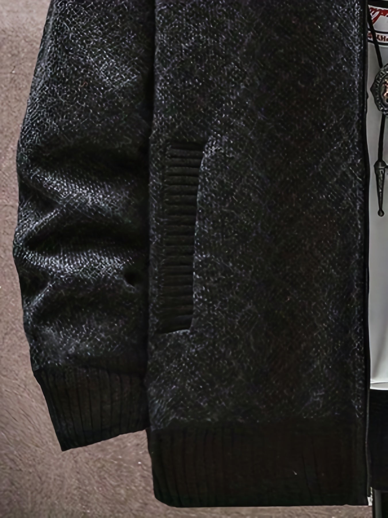 LucianaBortelli Geometrische gebreide trui voor heren