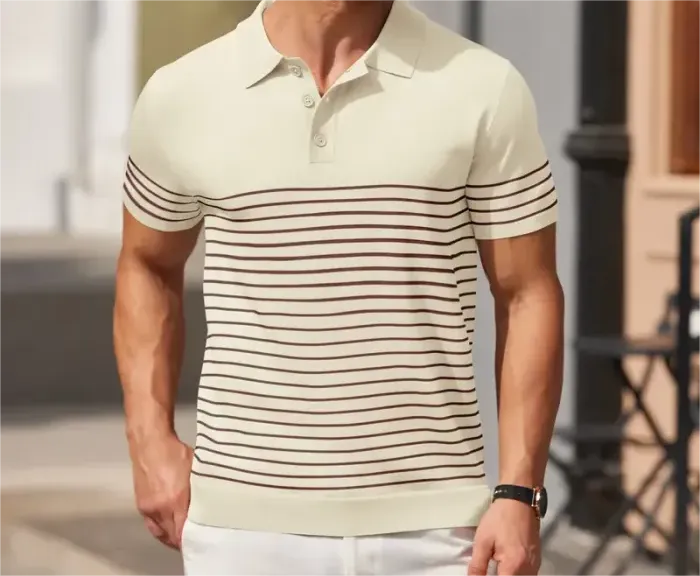 LucaFerrari Gebreide Poloshirts