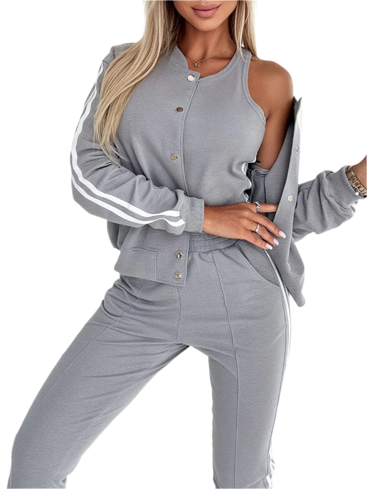 Camille – Dames 3-delige Lounge Set met Jasje