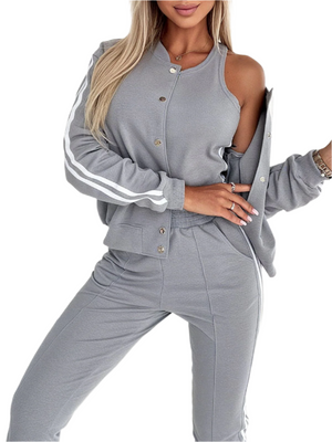 Camille – Dames 3-delige Lounge Set met Jasje