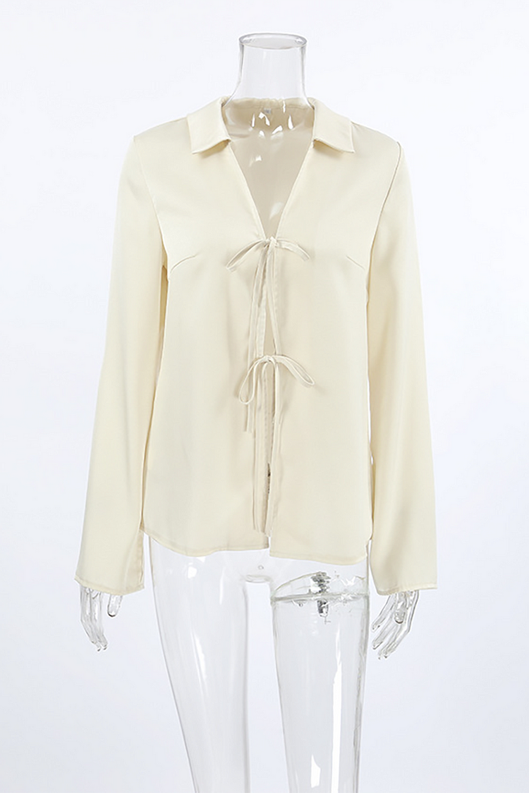 SofiaBarone Strik Blouse Voor Vrouwen