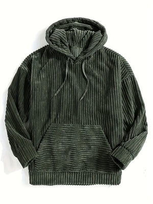 Vercato – Relaxte Corduroy Heren Hoodie