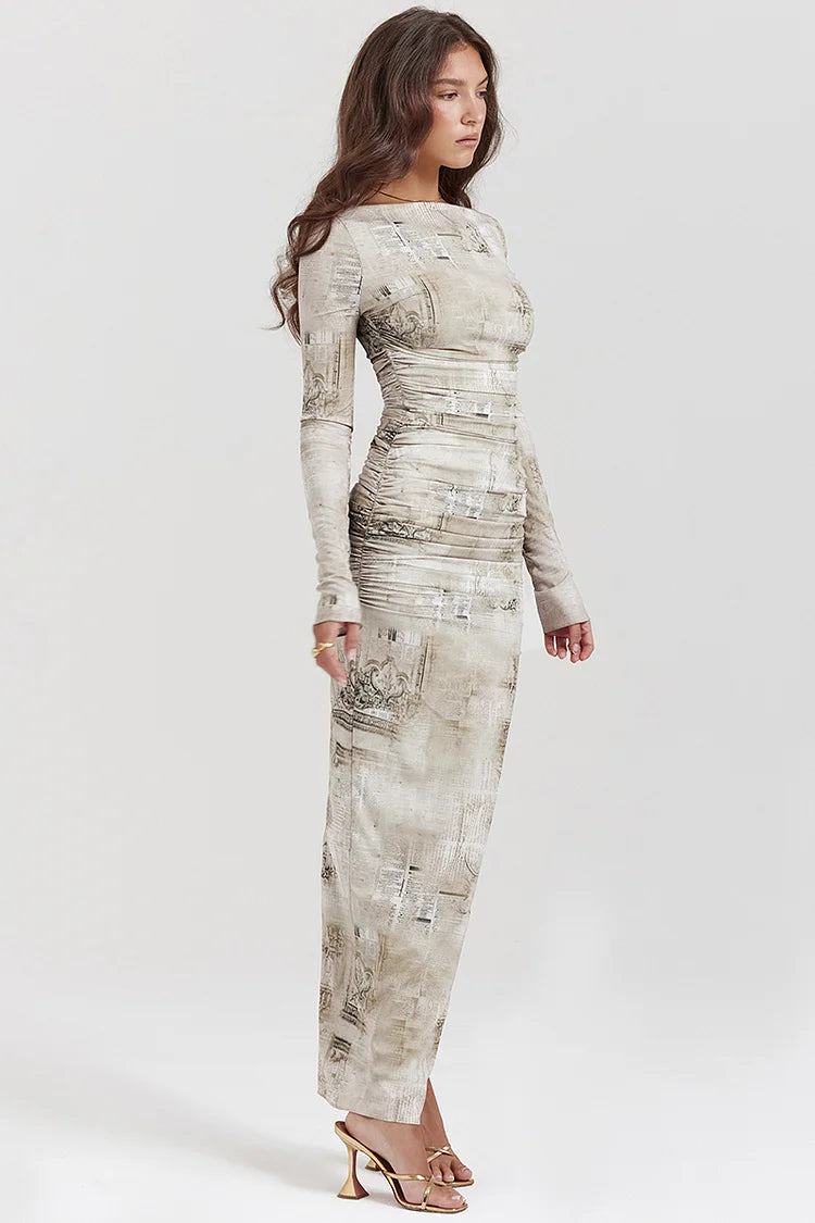 FiammaRosa™ jurk met lange mouwen