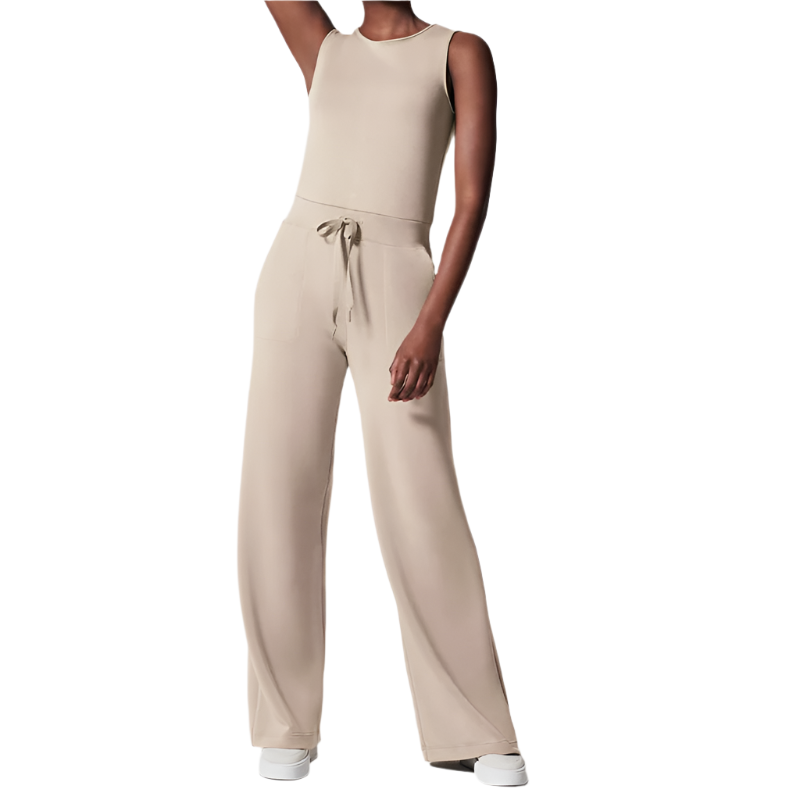 Elena – Dames Jumpsuit met Wijde Pijpen