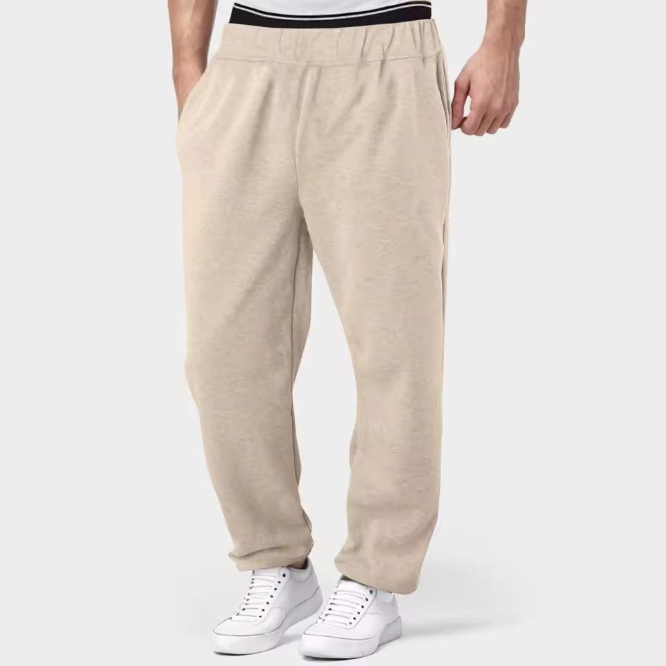 Lorenzo – Heren Sweatpants met Fleece Voering en Rechte Pijp