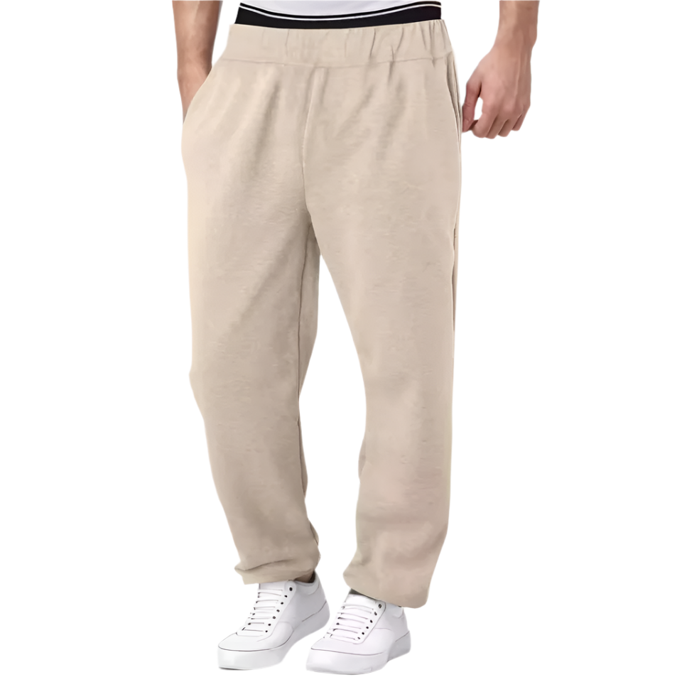 Lorenzo – Heren Sweatpants met Fleece Voering en Rechte Pijp