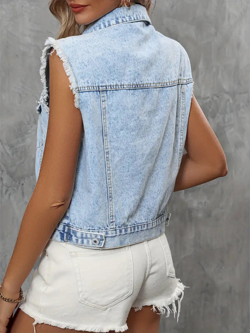 Karen - Denim Vest