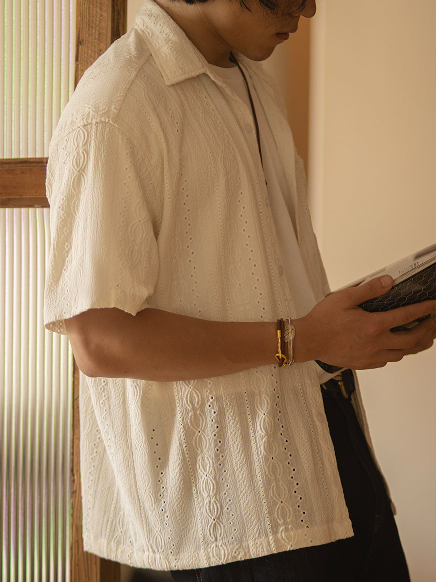 VeraMonti Hol Jacquard Overhemd