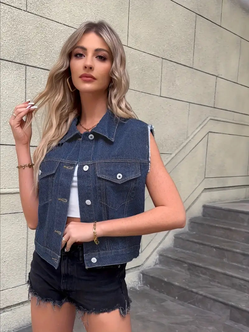 Karen - Denim Vest